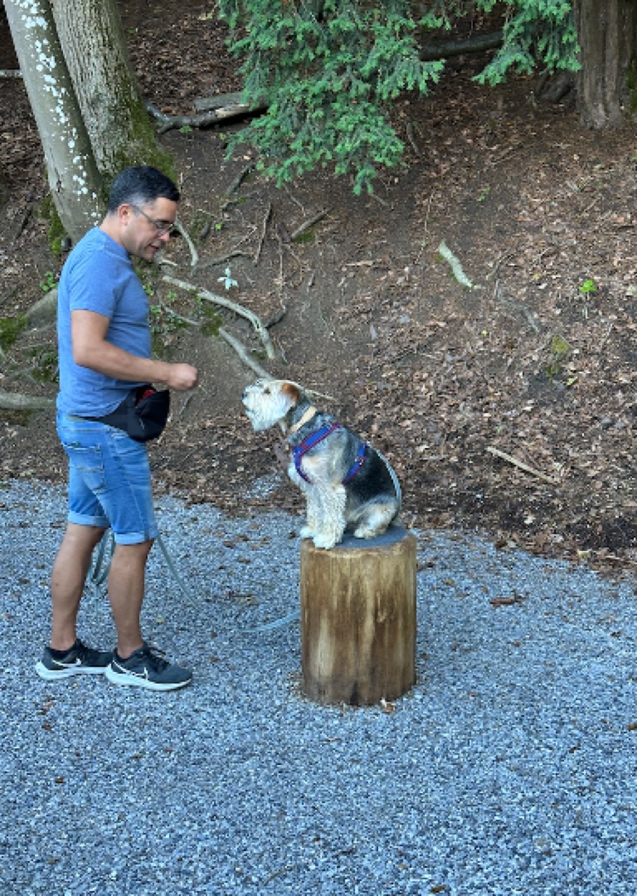 Mike con Abby
